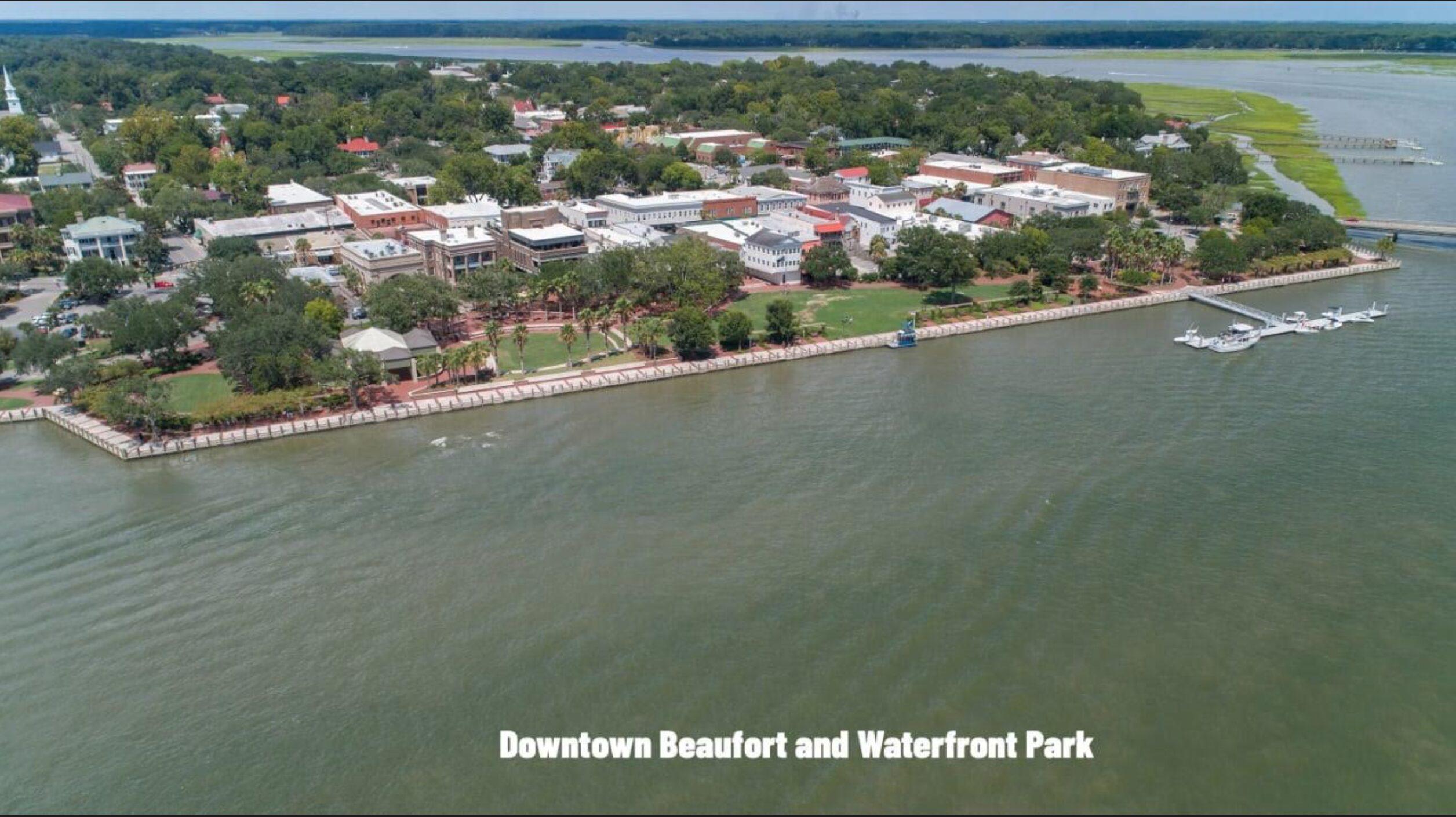 Beaufort's Waterfront park today